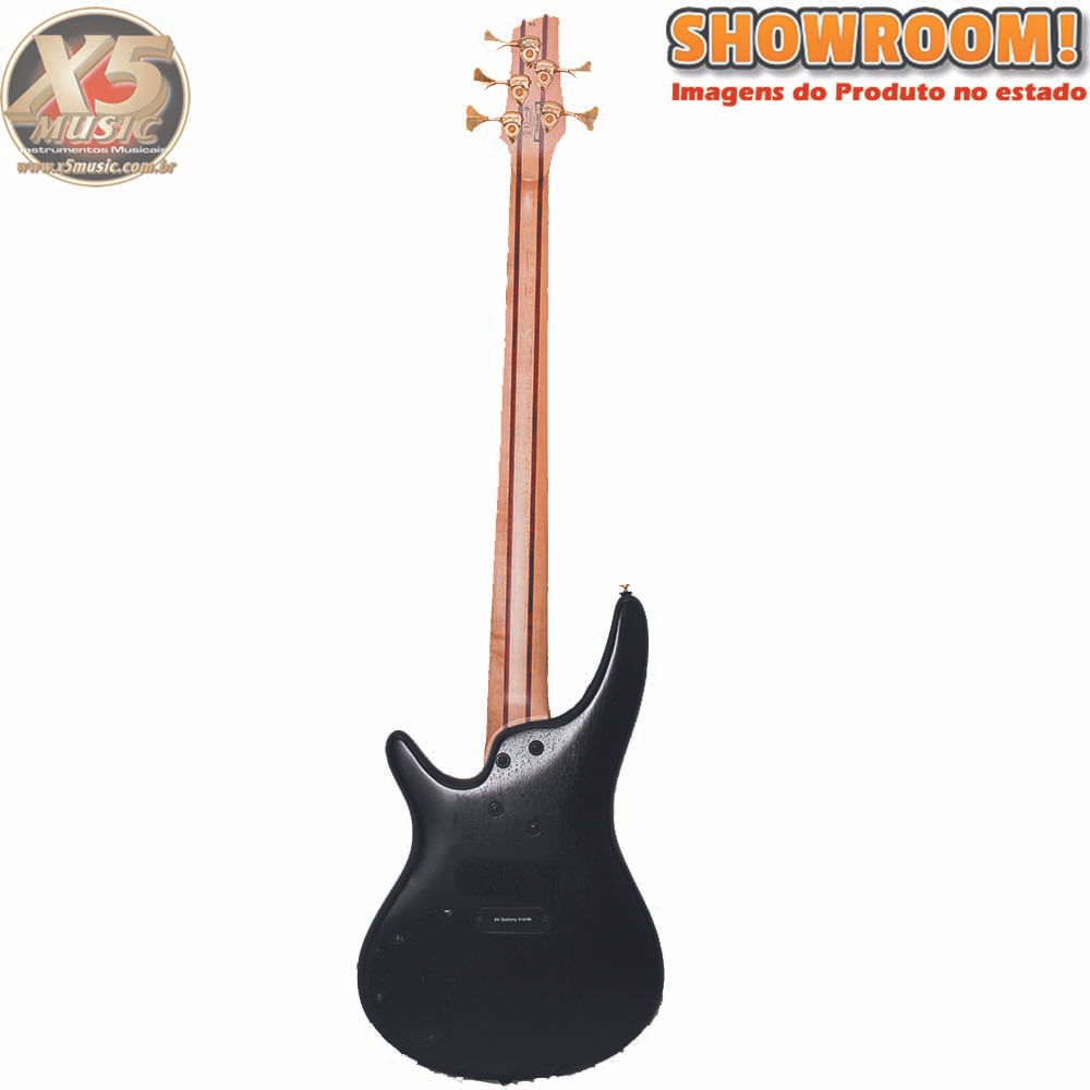 ibanez K5 5弦ベース Ibanez K5-BKF Black Flat 5-string Bassguitar - Muziker