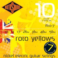 Encordoamento Rotosound R10-7 Roto Yellows (Guitarra 7 Cordas)