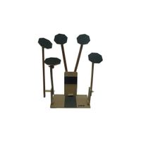 Bateria Rbr De Madeira Para Estudo