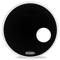 Pele 22 Evans Eq3 Bd22Rb Resp. P/Bumbo Preta (013669)