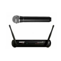Microfone Shure Svx24Br /Pg58-J9  De Mao S/ Fio