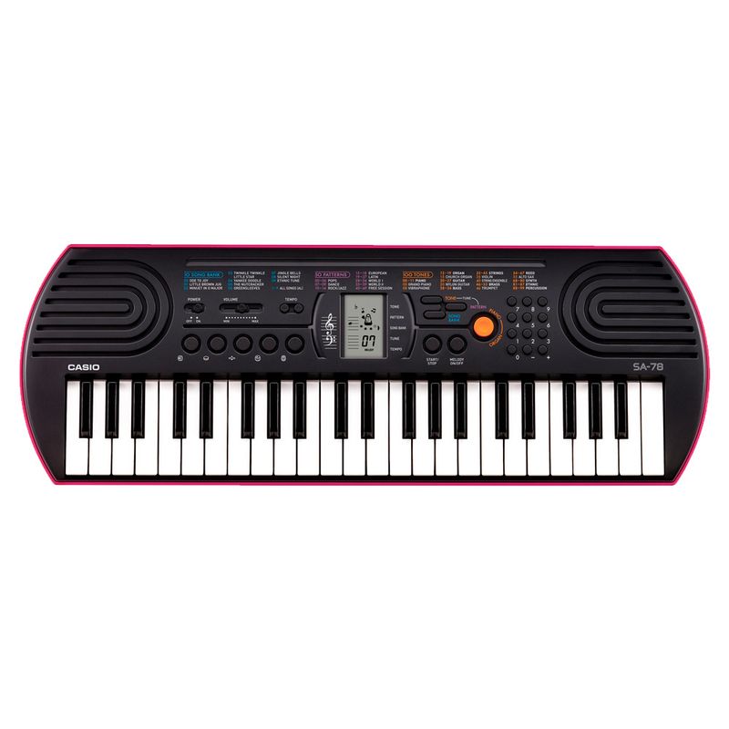 TECLADO-CASIO-SA-78-VISOR-LCD