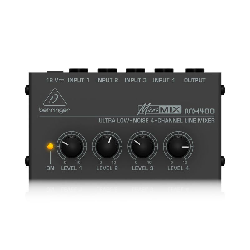 MIXER-BEHRINGER-MX400-4-CANAIS-12V