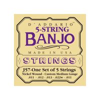 ENCORDOAMENTO PARA BANJO D'ADDARIO J57 MEDIUM CUSTOM STRINGS 027087