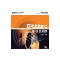 ENCORDOAMENTO PARA VIOLÃO D'ADDARIO EJ10 025051