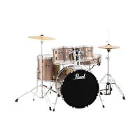 Bateria Pearl Roadshow C707 5 Pcs Com Jogo De Ferragens Rs525S