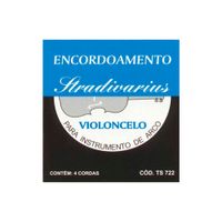 Encordoamento Para Violoncelo Torelli Ts722 Stradivarius