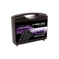 Kit Microfone Waldman K-580 3 Peças