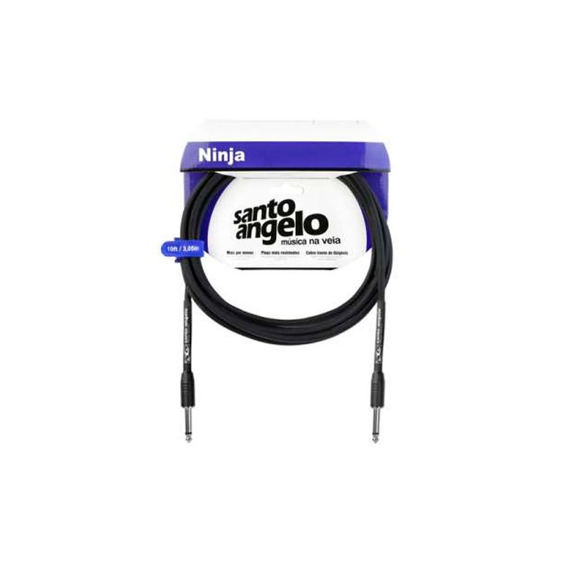 CABO-GUITARRA-SANTO-ANGELO-020MM-P10NINJA-NINJA-CABLE-10FT-3.05M