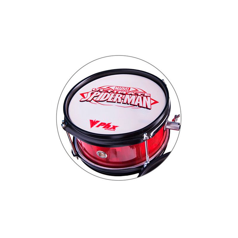 BATERIA-PHOENIX-MARVEL-INFANTIL-SPIDER-VERMELHO