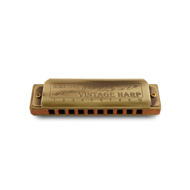GAITA-HERING-1020E-GRAVE-1923-VINTAGE-HARP-EM-MI
