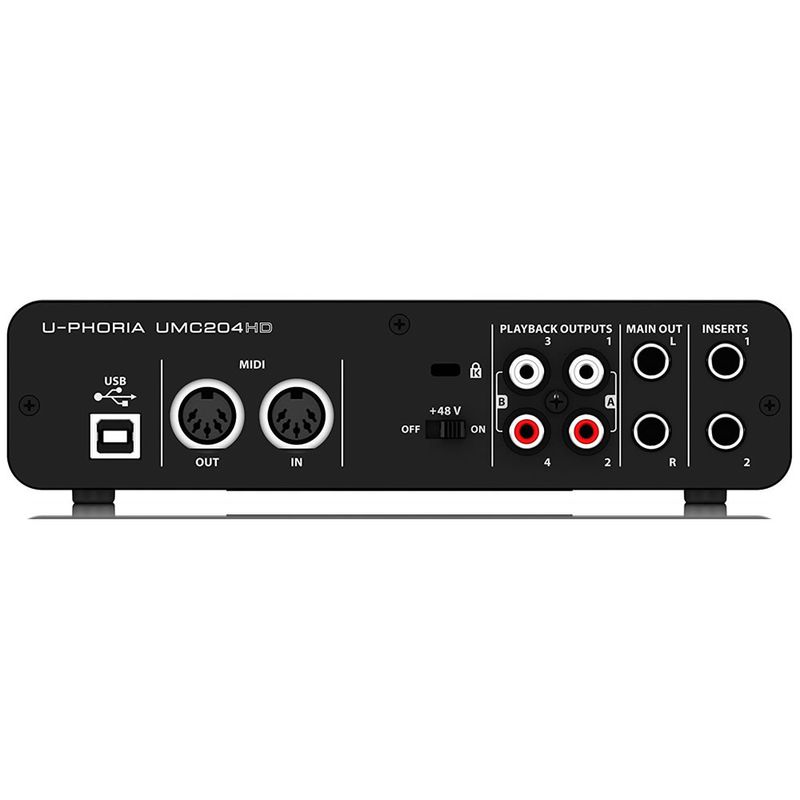 Behringer-UMC204HD-rear