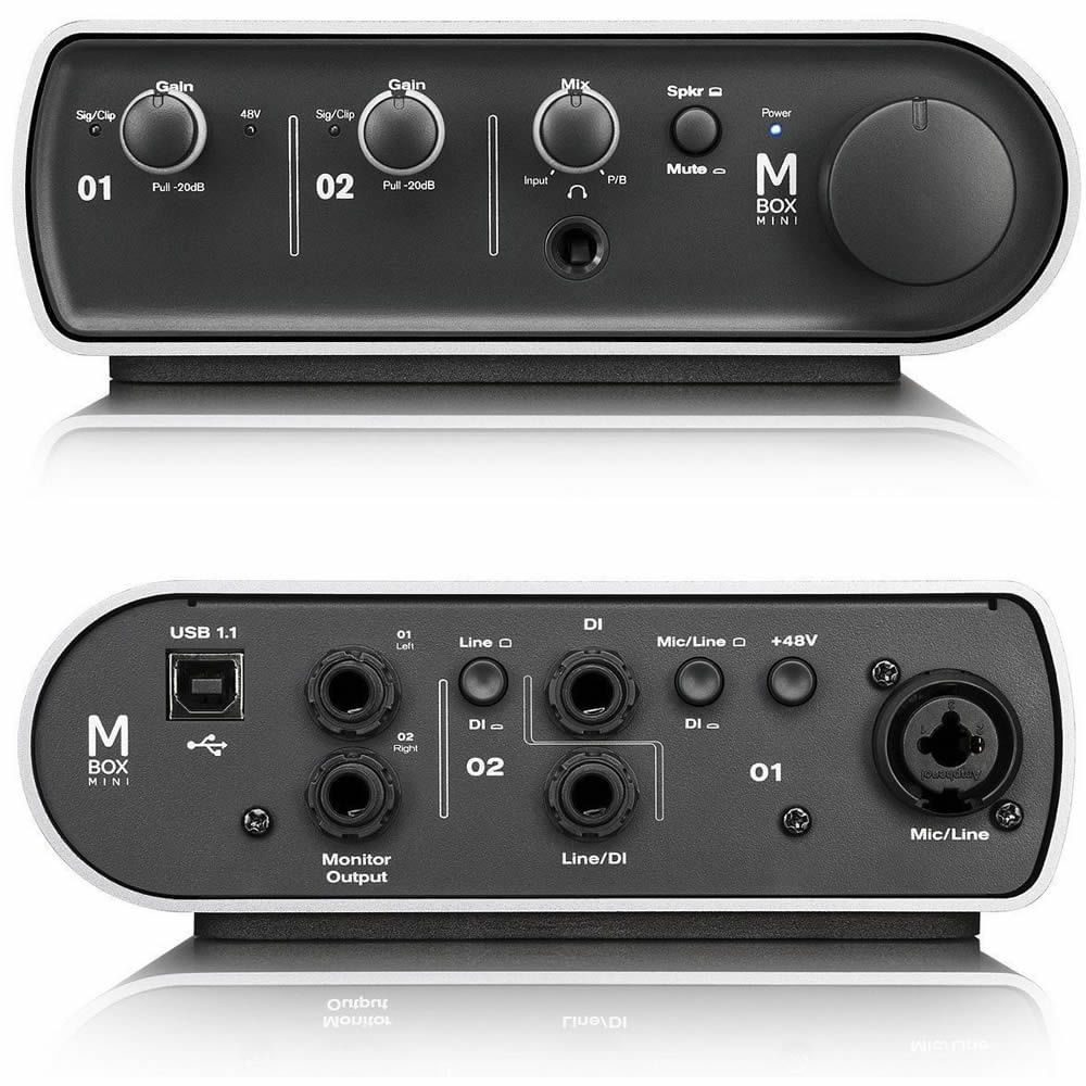 Interface Avid Mbox Mini Pro Tools Le8 Showroom