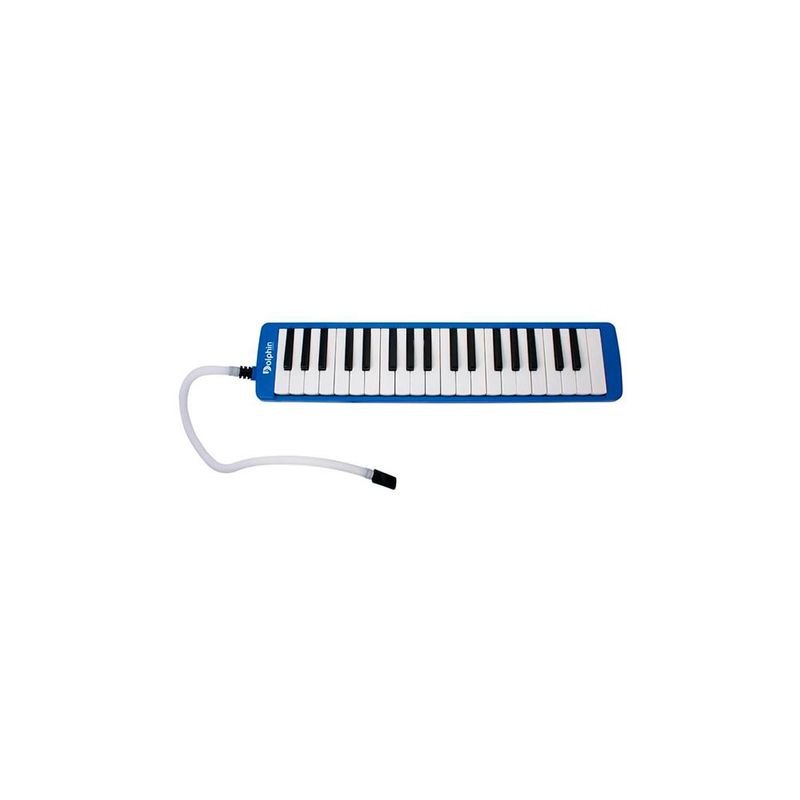 ESCALETA-DOLPHIN-37-TECLAS-COM-SEMI-CASE-AZUL