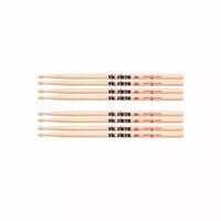 Kit De 4 Pares Baqueta Vic Firth 5B American Classic Madeira
