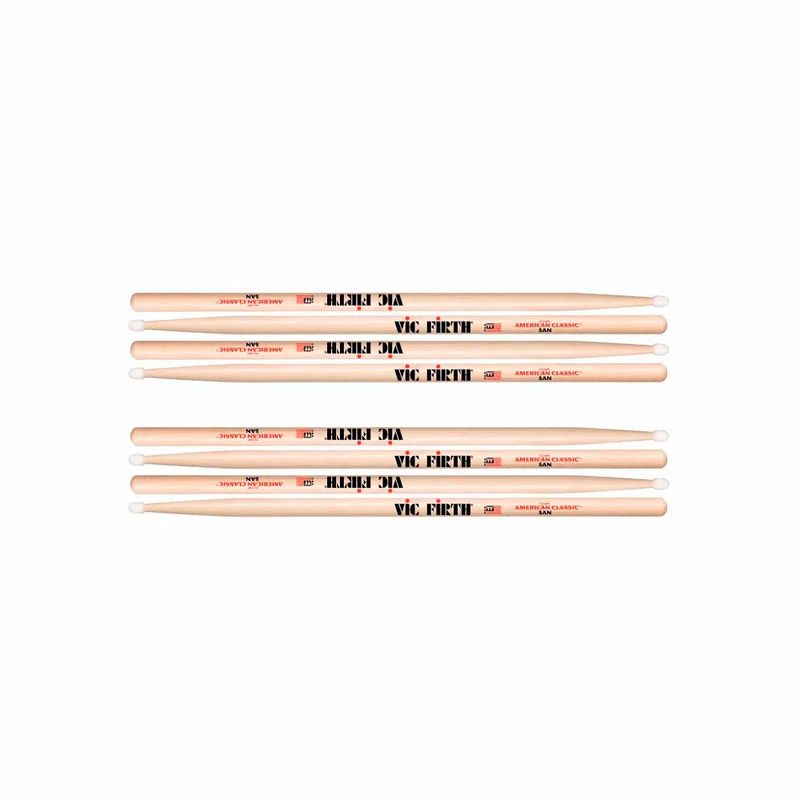 Kit-De-4-Pares-Baqueta-Vic-Firth-5an-American-Classica-Nylon