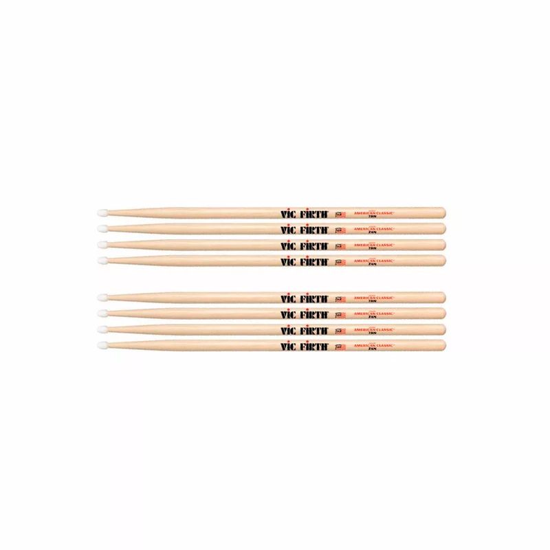 Kit-De-4-Pares-Baqueta-Vic-Firth-7an-American-Classic-Nylon