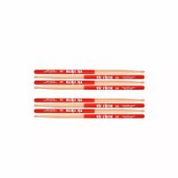 Kit De 4 Pares Baqueta Vic Firth 5A Vic Grip Madeira