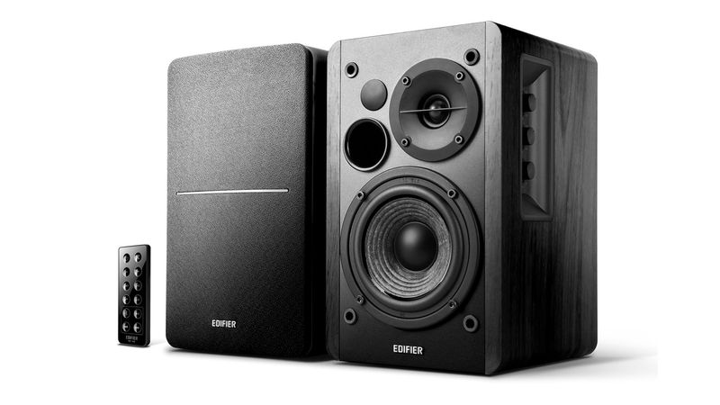 MONITOR-EDIFIER-R1280DB-PAR-PRETO-42W