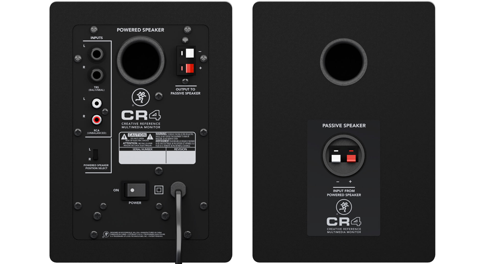 monitor mackie CR4 ativo studio par X5 Music