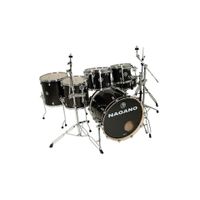 Bateria Nagano Concert Full Lacquer 10/12/14/14/16/22 (Black Mist-Bat)