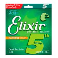Corda Avulsa Elixir 5ª (Si) Baixo Xls 130Tw Medium