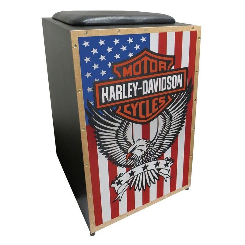 CAJON-JAGUAR-ELETROACUSTICO-K2-COR005-HARLEY-DAVIDSON