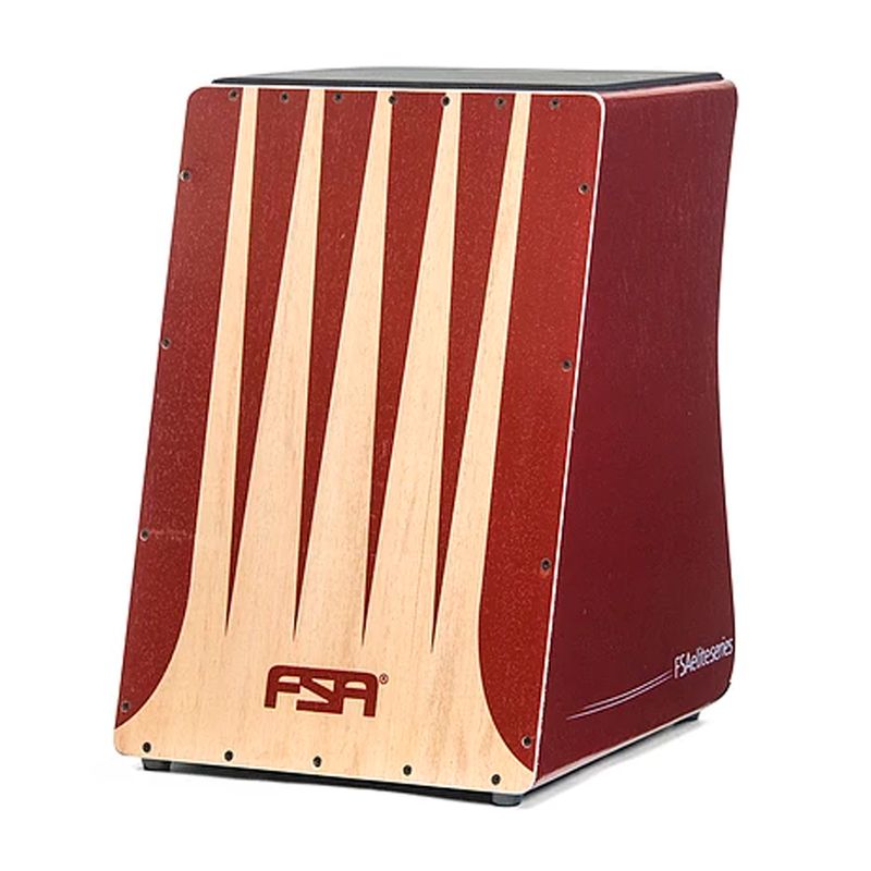 CAJON-FSA-ELITE-FE3303-ELETROACUSTICO-VINHO