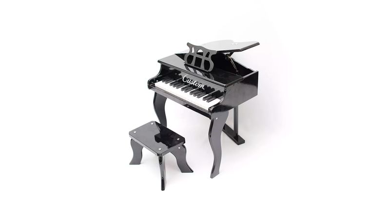 Piano Infantil Elétrico Turbinho Vermelho