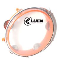 Pandeiro 08 Luen Abs Junior Laranja Pele Cristal Sortido