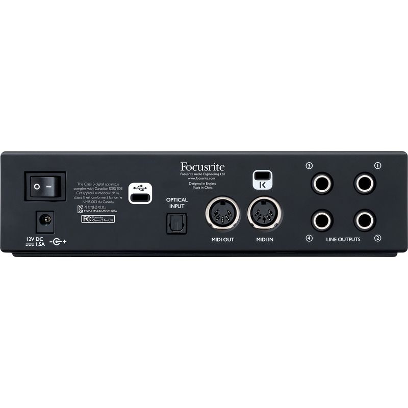 INTERFACE-FOCUSRITE-CLARETT-2PRE-USB