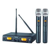 Microfone Staner Srw48 Duplo Sem Fio Uhf