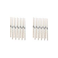 Kit De 10 Pares De Baquetas Alba Stargrip Personal 5A