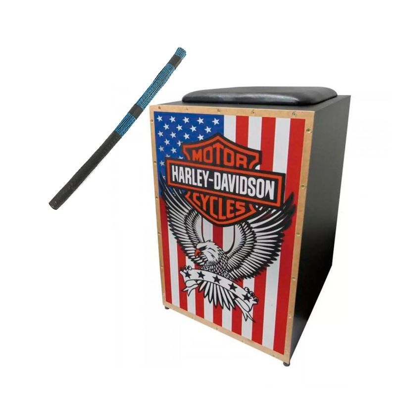 CAJON-JAGUAR-ELETROACUSTICO-K2-COR-005-HARLEY-DAVIDSON