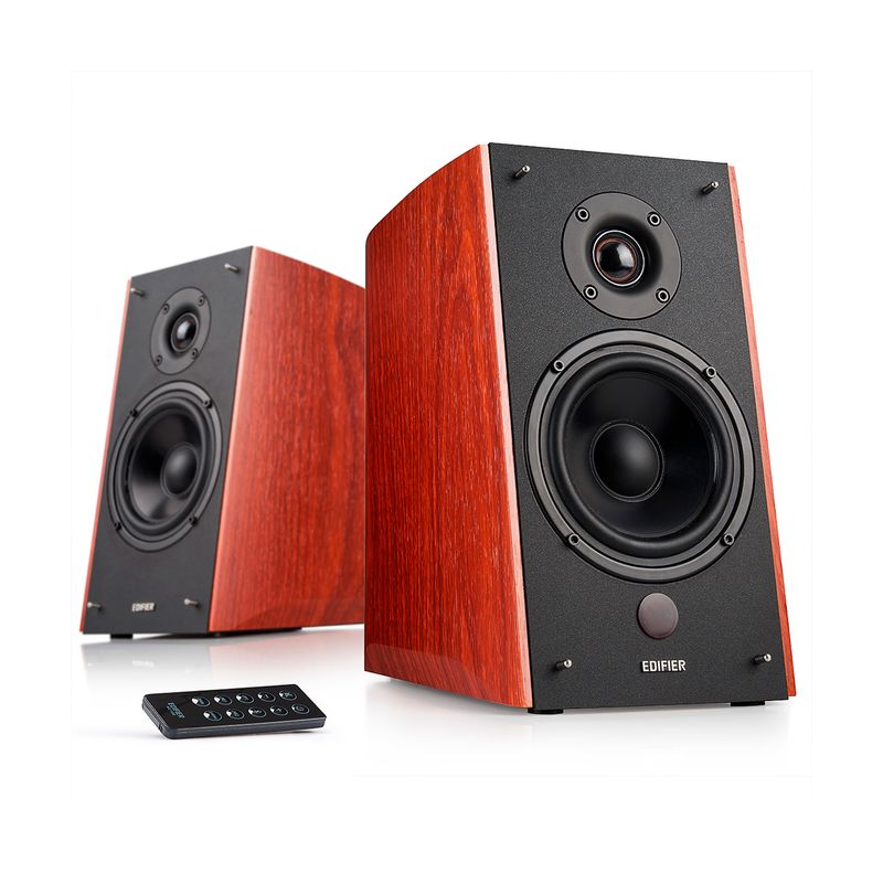 MONITOR-EDIFIER-R2000DB-PAR-PRETO-120W