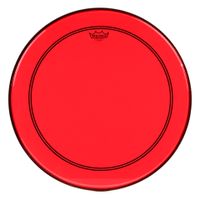 Pele Bumbo Remo 22 Powerstroke 3 Colortone Transparente Vermelha P31322Ctrd