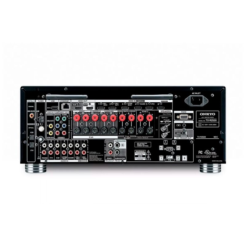 RECEIVER ONKYO TXRZ620 7.2 AIRPLSY DOBLY ATMOD REV