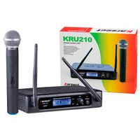 Microfone Karsect Sem Fio Kru210M De Mão