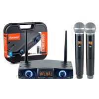 Microfone Sem Fio Karsect Krd200Dm Duplo Mão