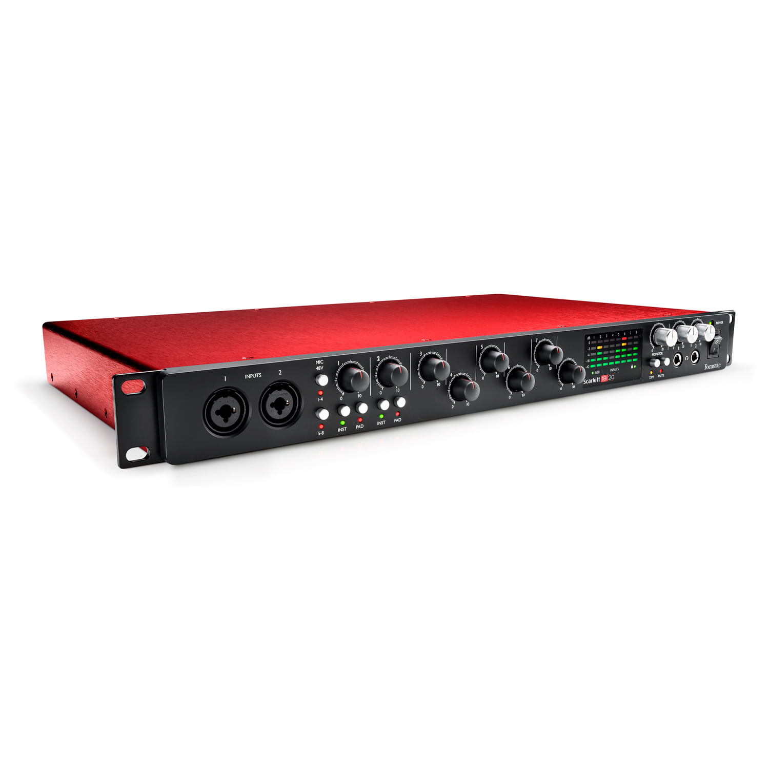 【2Uラック付】Focusrite Scarlett 18i20 G2 INTERFACE FOCUSRITE SCARLETT 18I20 2 GERAÇÃO