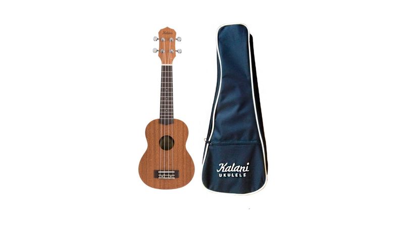 UKULELE KALANI SOPRANO 21 TRIBES SERIES TABACO SAPELE KAL 230 SNM COM CAPA 15441