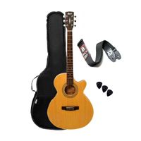 Violão Cort Sfx St Op Aço Eletroacústico Com Bag Correia E Palhetas