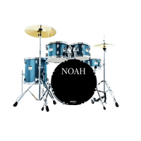 Bateria Noah Sc5 22 Blue Sparkle (Azul) Com Ferragens Sc5-22Cp-350