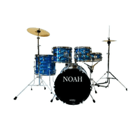 Bateria Noah Sc5 22 Blue Wave (Azul) Com Ferragens Sc5-22Cp-260