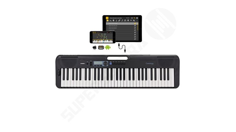 Teclado Casio CTS300C2 Portátil 61Teclas Casiotone Preto - Casa da