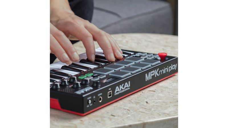 Keyboard with Built-in Speaker MPK Mini Play | Akai Pro