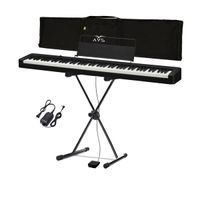 Kit Piano Casio Cdp-S100 Com Bag Estante Pedal E Fonte