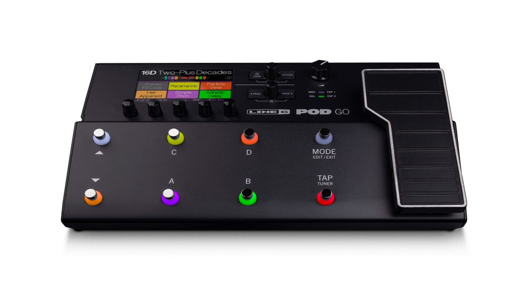 PEDALEIRA LINE 6 POD GO MULTIEFEITOS