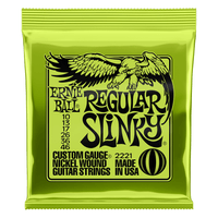 Encordoamento Guitarra Ernie Ball 2221 010/046 Regular Slinky