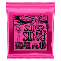 ENCORDOAMENTO GUITARRA ERNIE BALL 2223 009/042 SUPER SLINKY